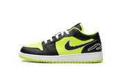 Air Jordan 1 Low SE Black Cat Volt (GS) 1