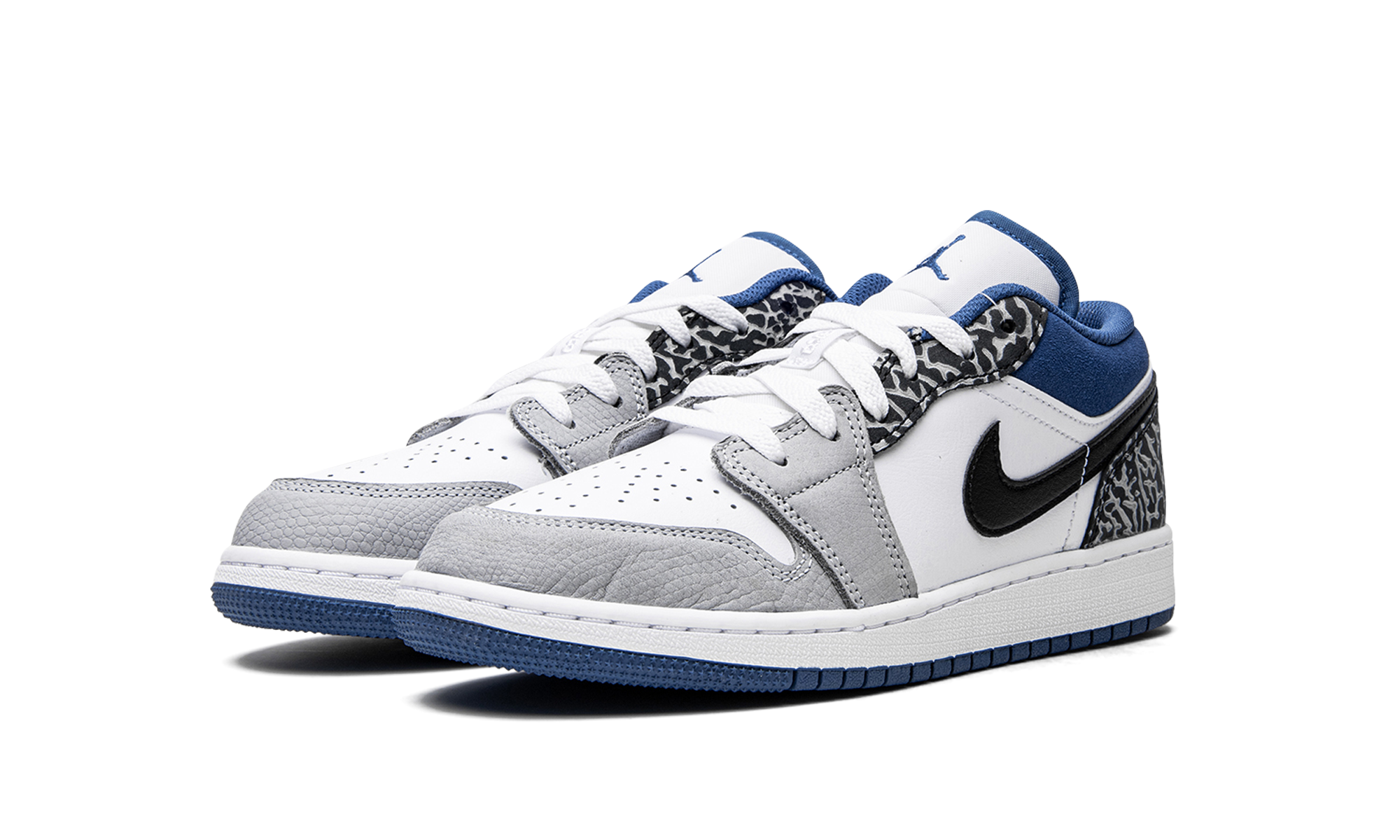 Air Jordan 1 Low SE True Blue (GS) 3