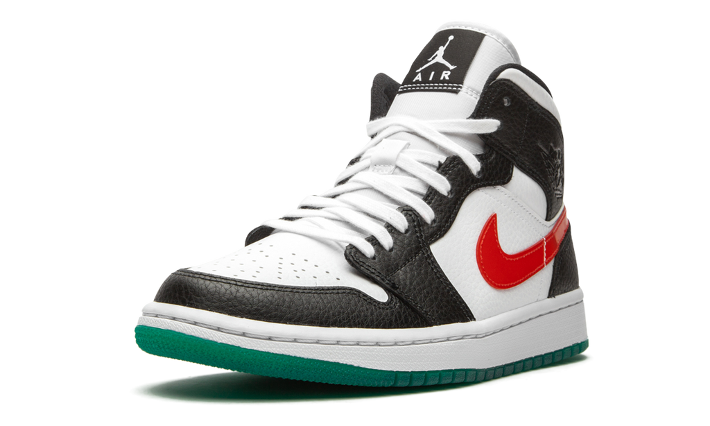 Air Jordan 1 Mid Alternate Swooshes Red Yellow (W) 4