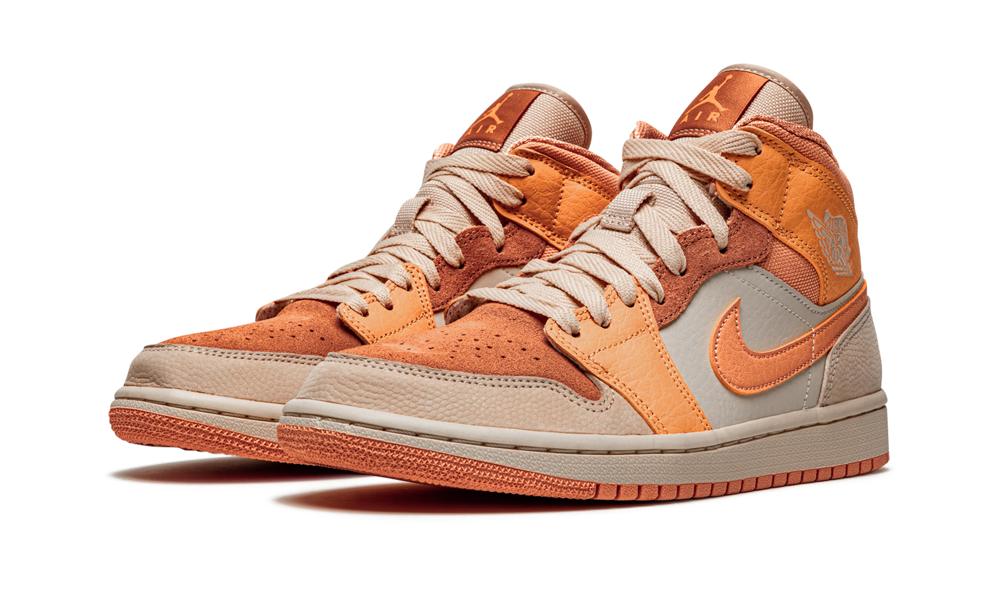 Air Jordan 1 Mid Apricot Orange 2