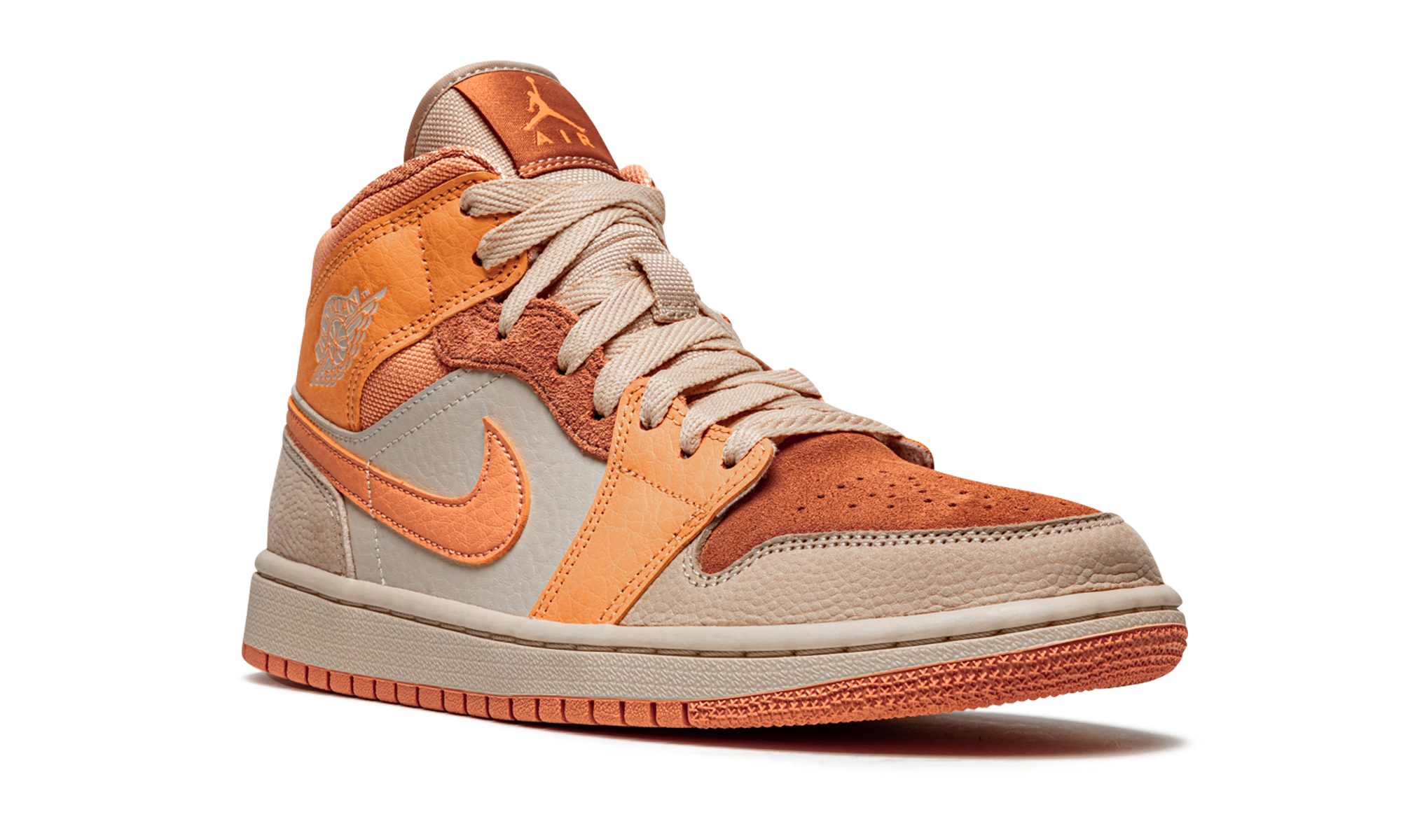 Air Jordan 1 Mid Apricot Orange 7