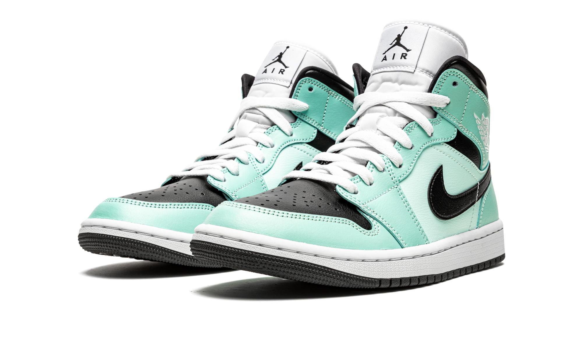 Air Jordan 1 Mid Aqua Blue Tint (W) 3