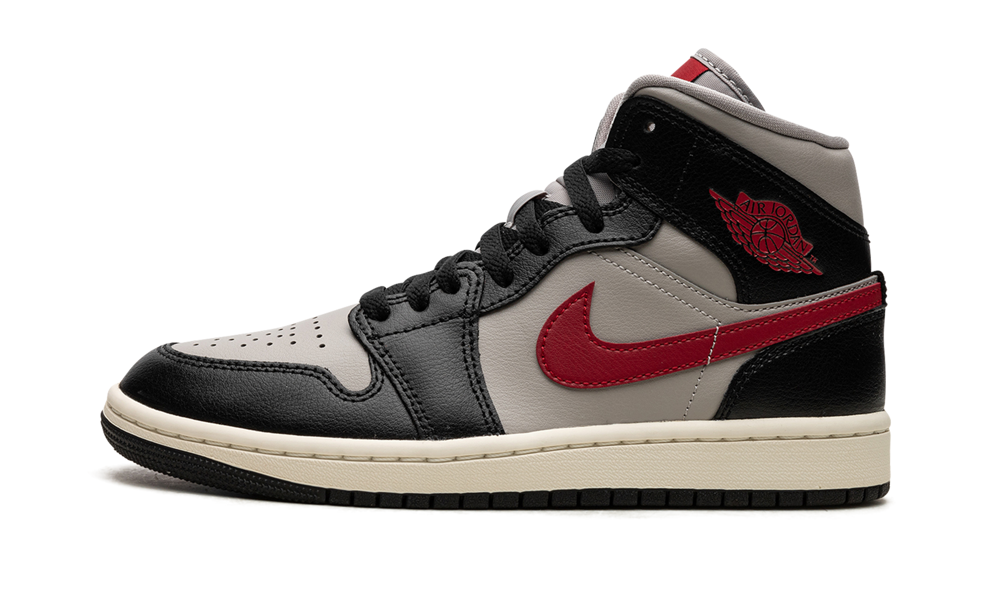 Air Jordan 1 Mid Black College Grey (W) 1