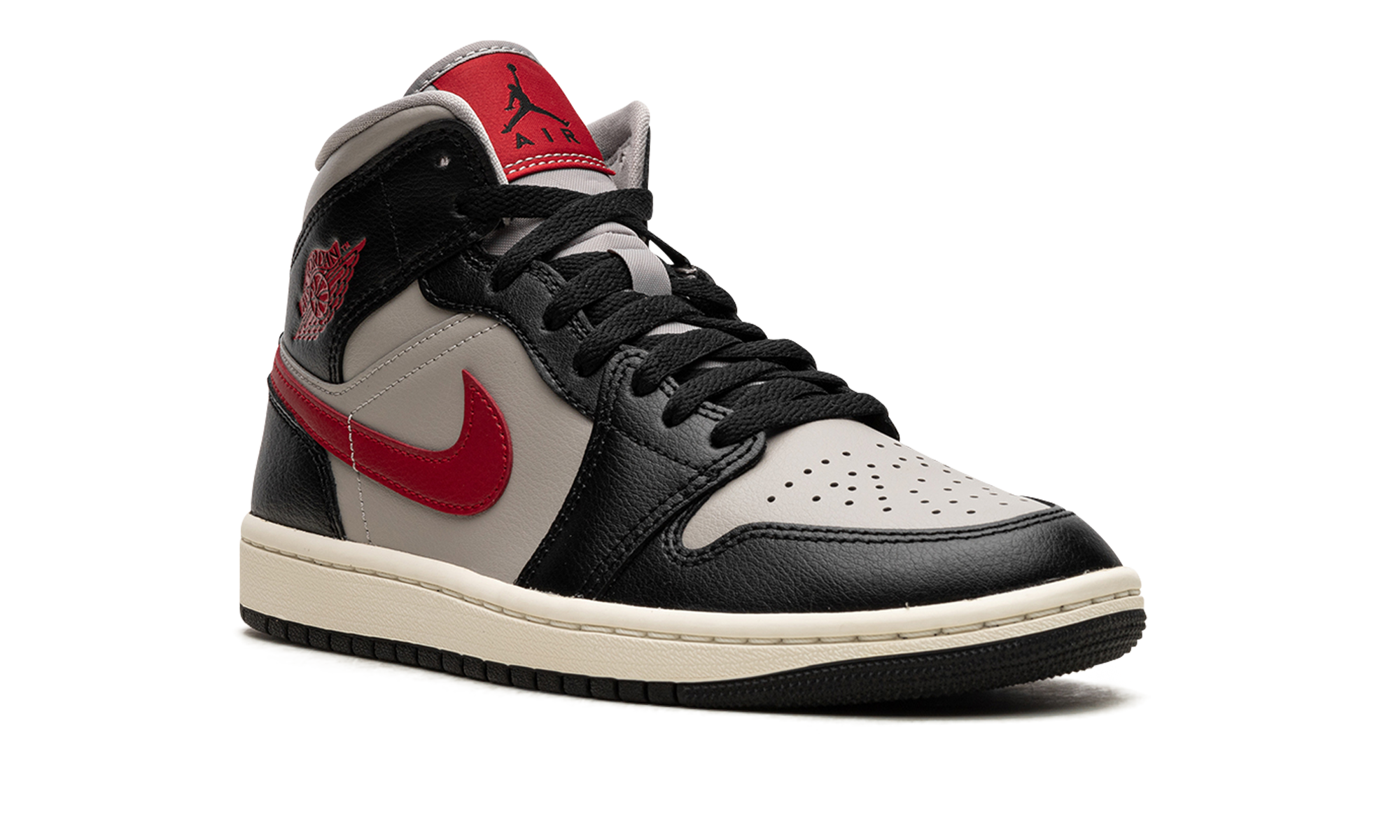 Air Jordan 1 Mid Black College Grey (W) 2