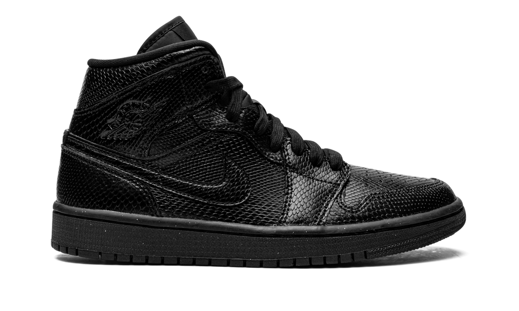 Air Jordan 1 Mid Black Snakeskin (W) 7