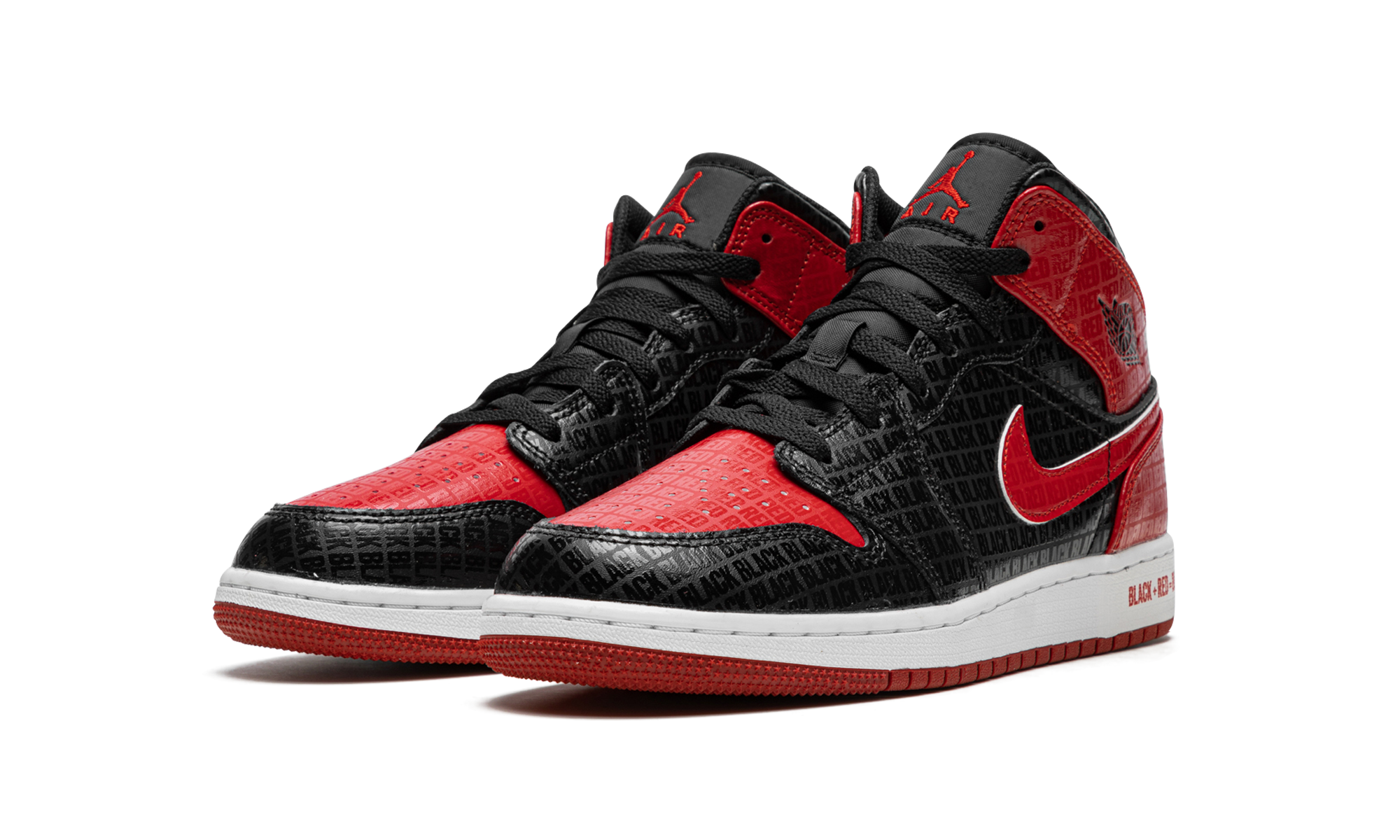 Air Jordan 1 Mid Bred Text 2