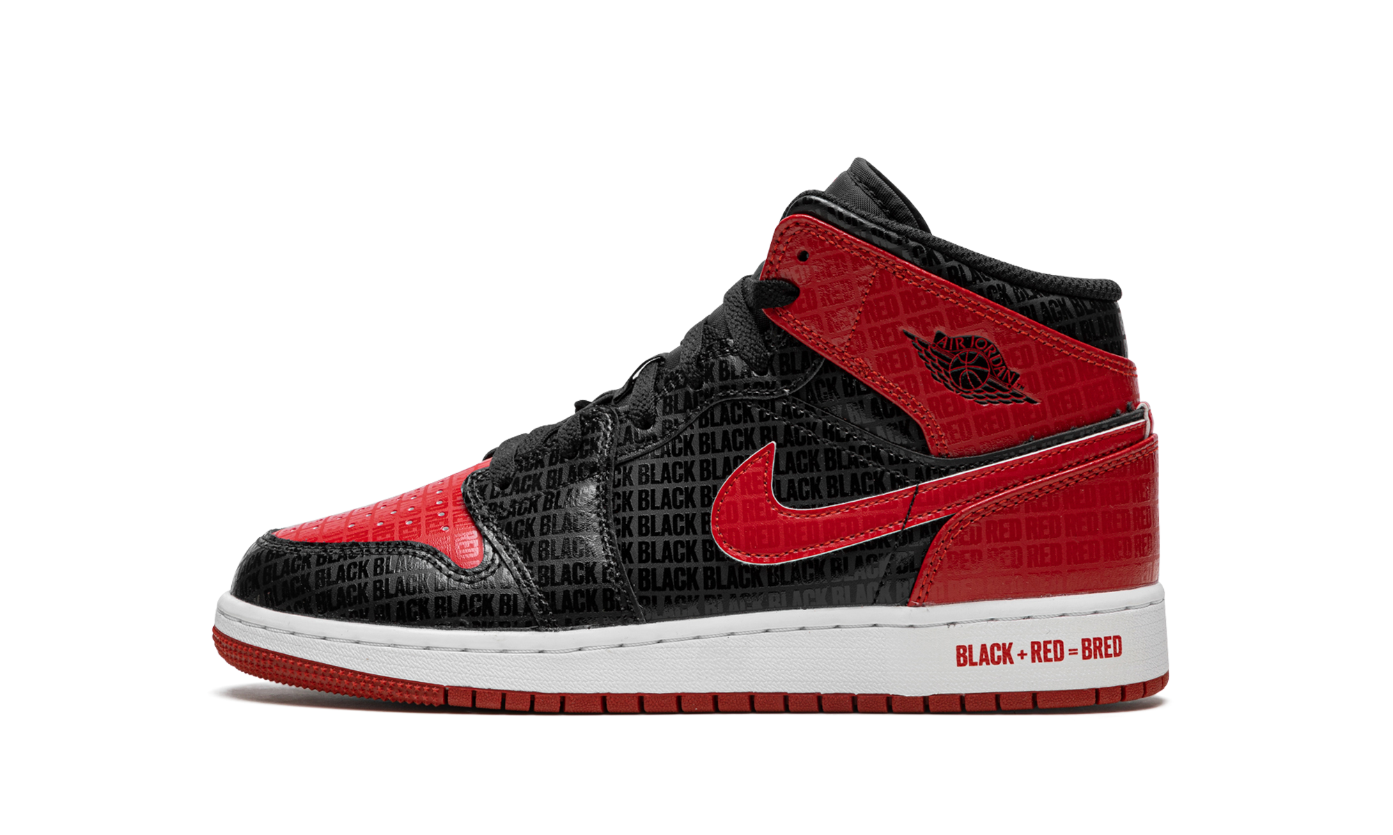 Air Jordan 1 Mid Bred Text 4