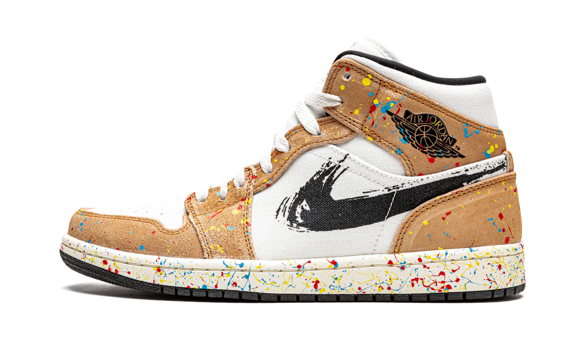 Air Jordan 1 Mid Brushstroke 2