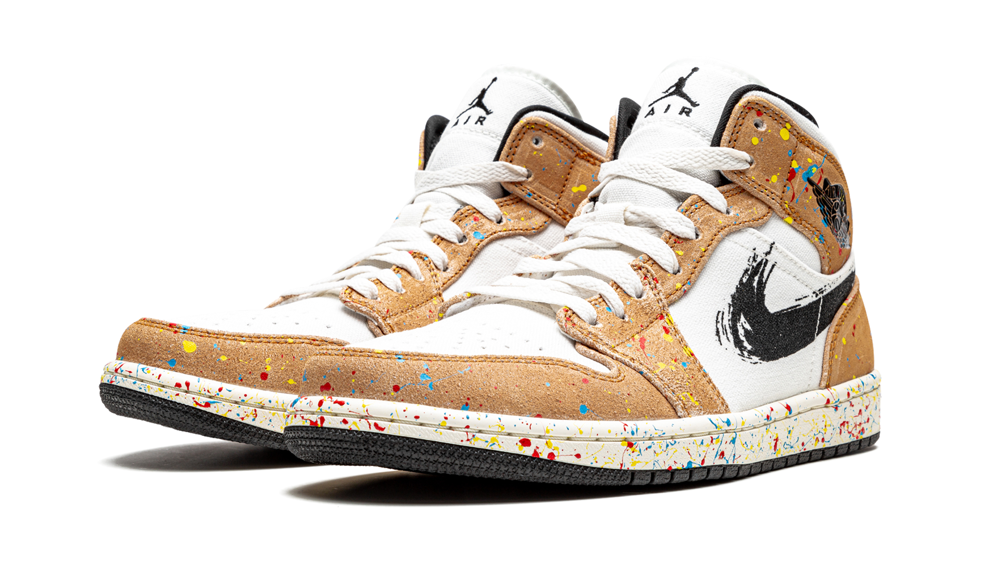 Air Jordan 1 Mid Brushstroke 3