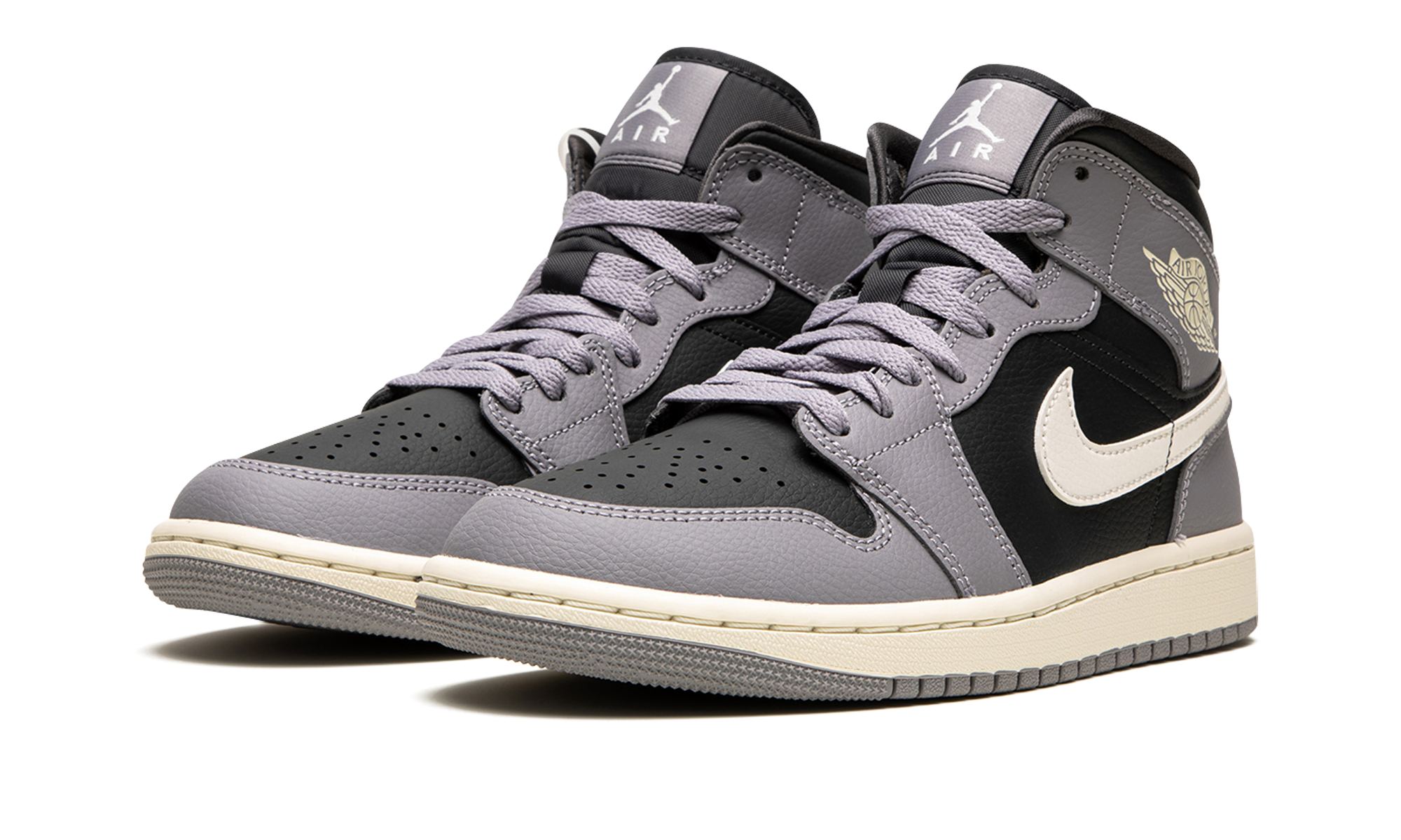 Air Jordan 1 Mid Cement Gray 3