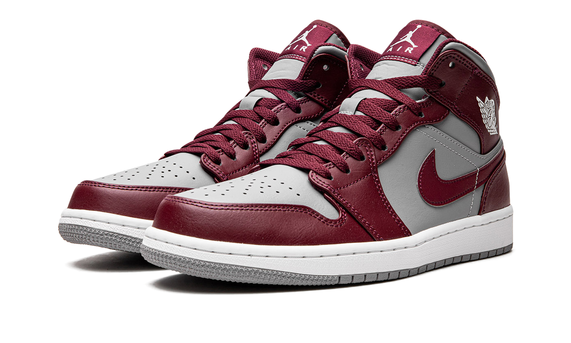 Air Jordan 1 Mid Cherrywood Red 3