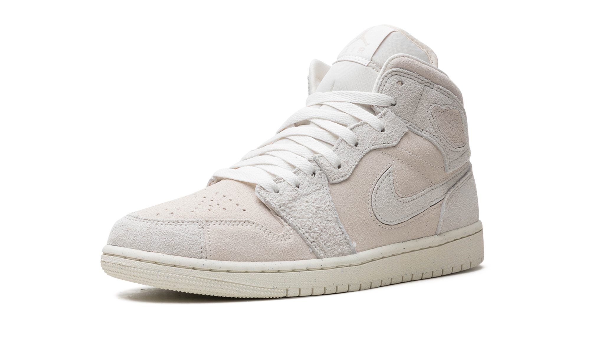 Air Jordan 1 Mid Craft Suede Ivory 5