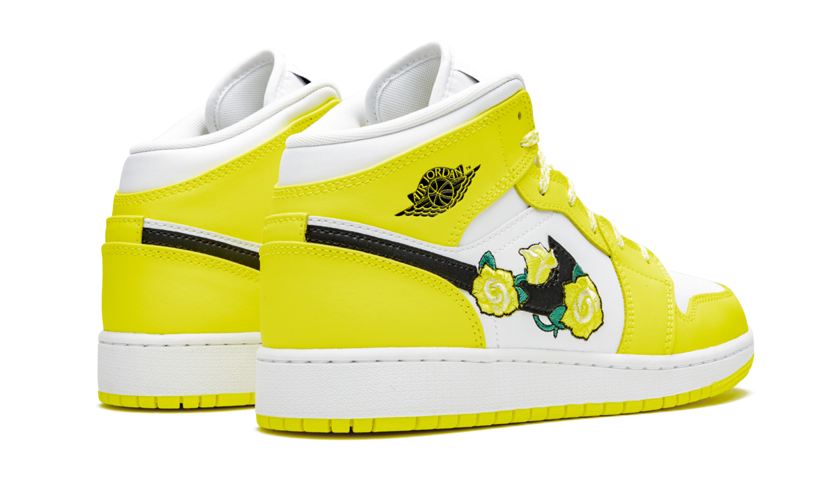 Air Jordan 1 Mid Dynamic Yellow 4