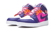 Air Jordan 1 Mid Fire Pink Barely Grape (GS) 2