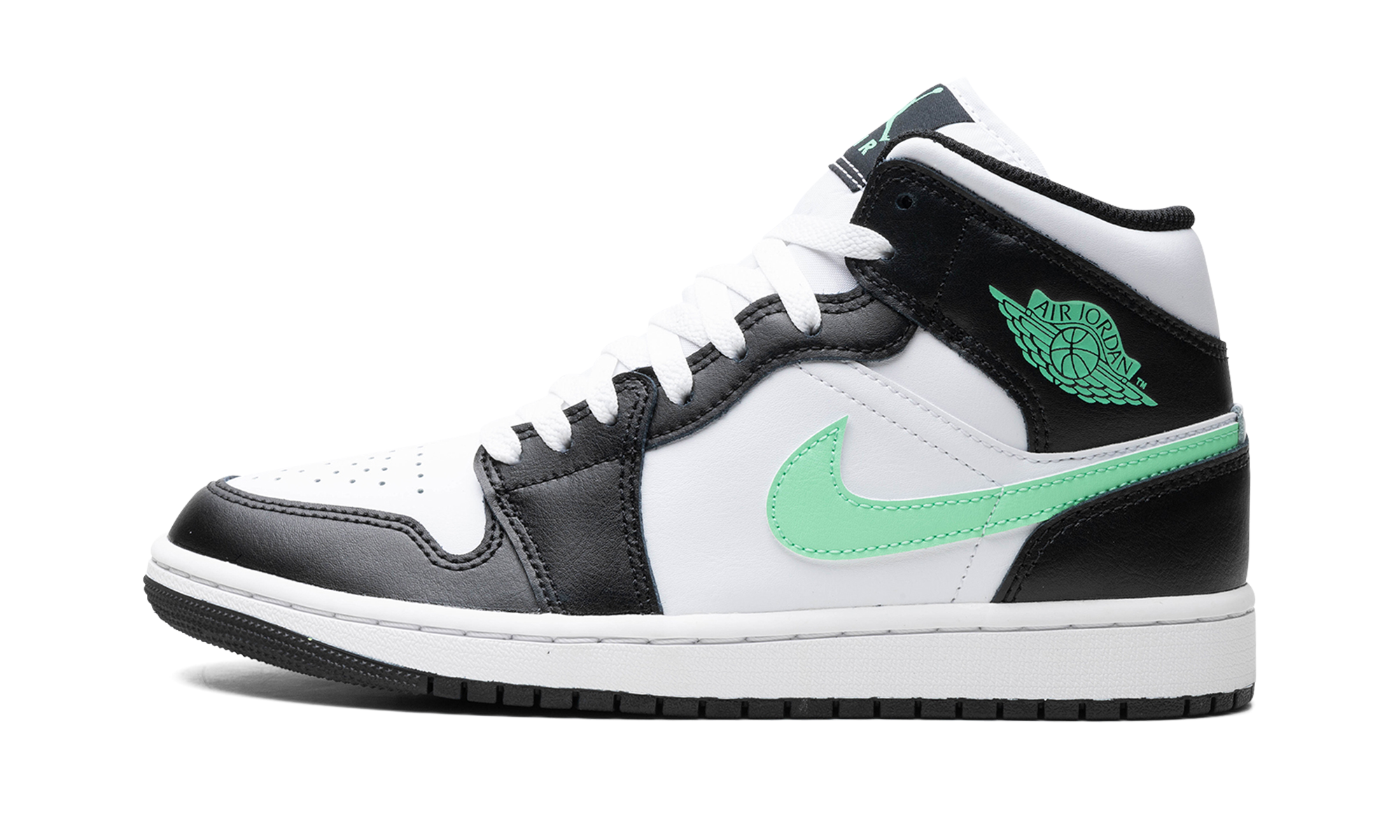 Air Jordan 1 Mid Green Glow 1
