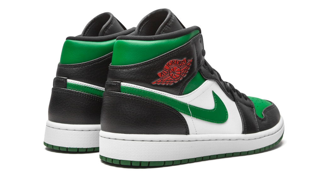 Air Jordan 1 Mid Green Toe 3