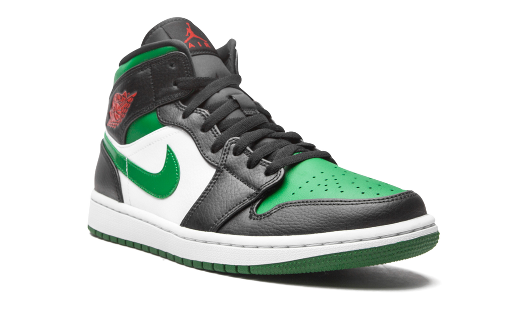 Air Jordan 1 Mid Green Toe 7