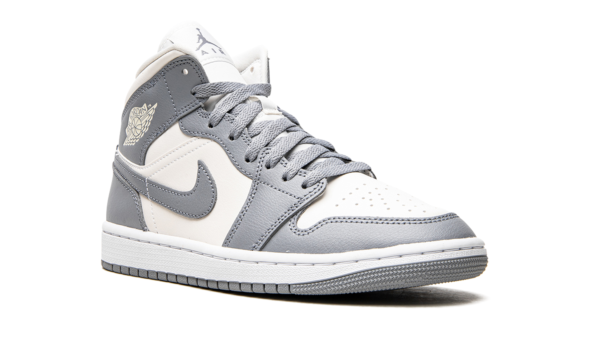 Air Jordan 1 Mid Grey Sail 5