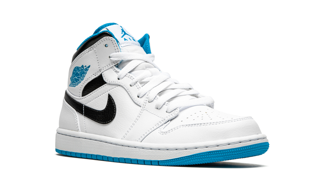 Air Jordan 1 Mid Laser Blue 8