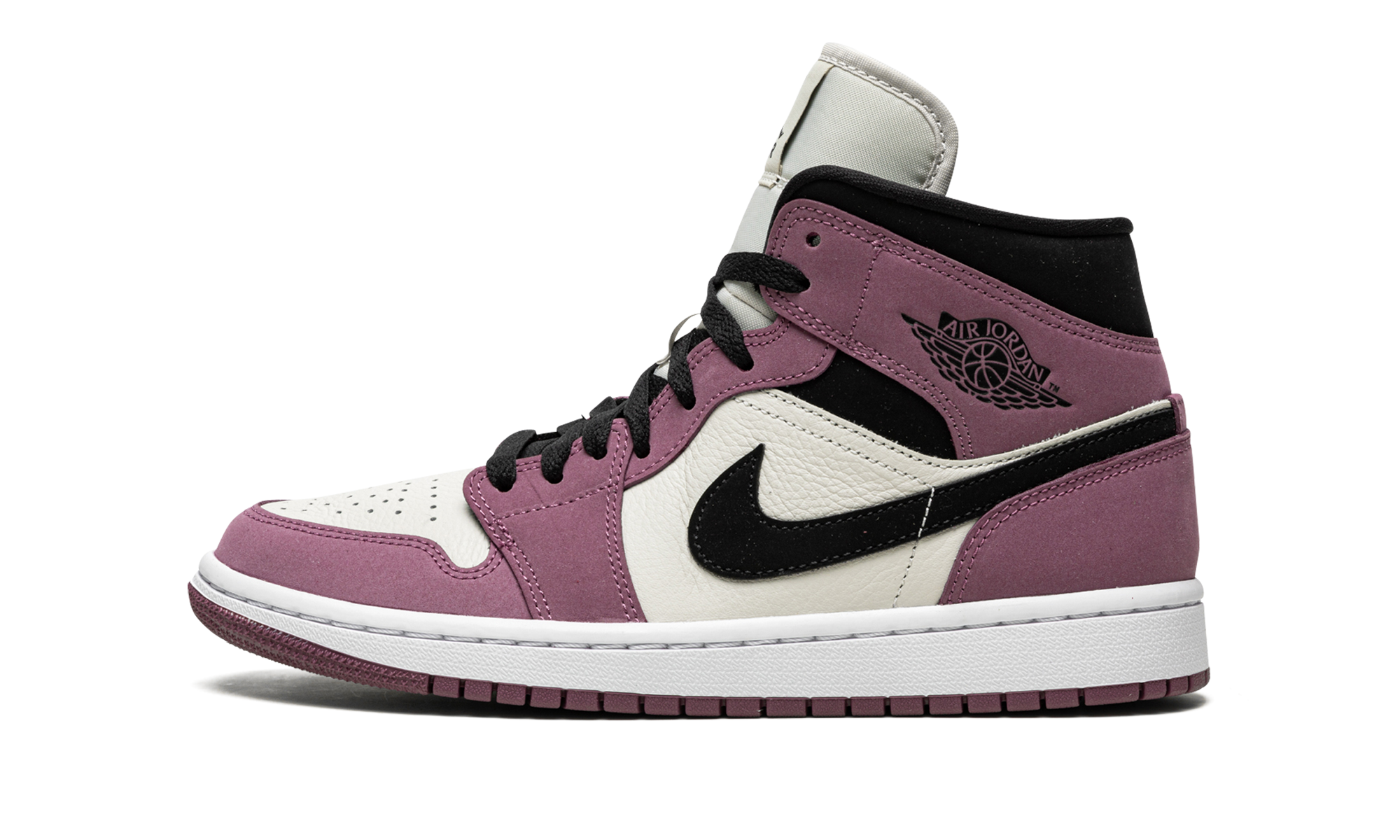 Air Jordan 1 Mid Light Mulberry 5