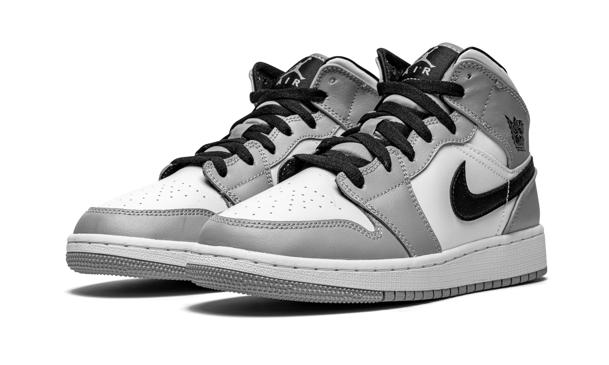 Air Jordan 1 Mid Light Smoke Gray 2