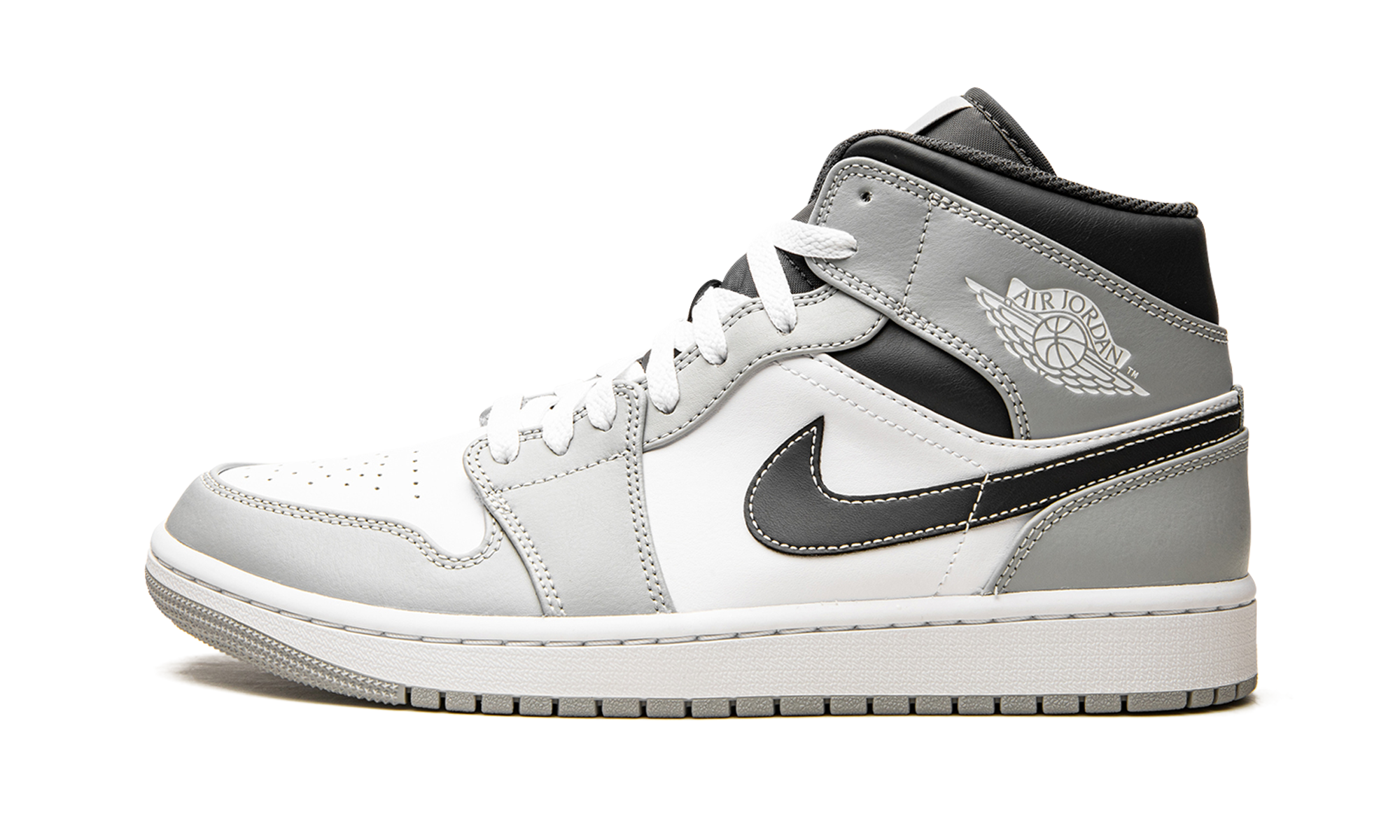 Air Jordan 1 Mid Light Smoke Grey Anthracite 7
