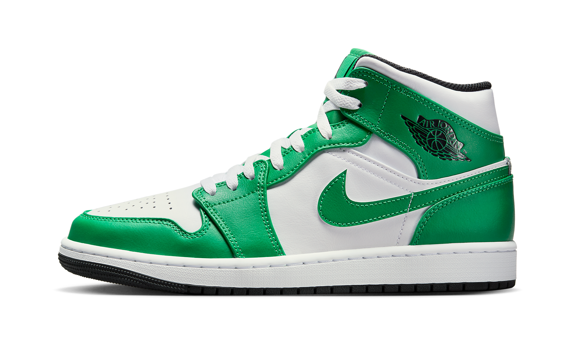 Air Jordan 1 Mid Lucky Green 1