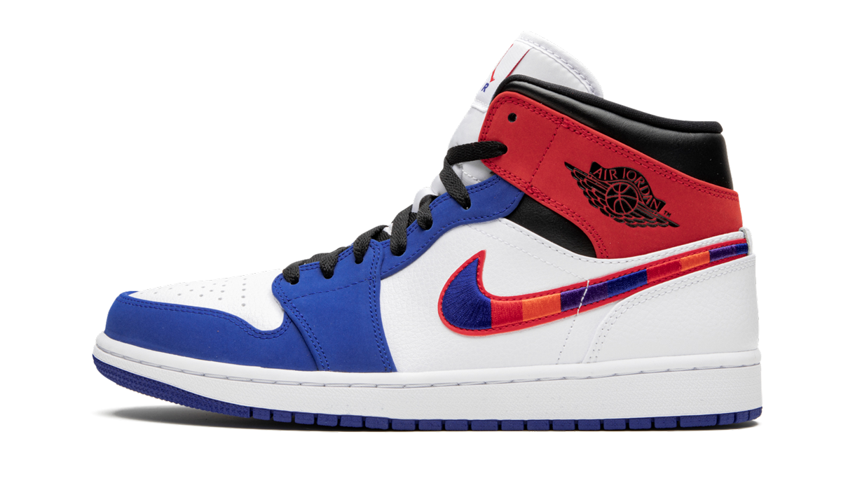 Air Jordan 1 Mid Multicolor Swoosh 5