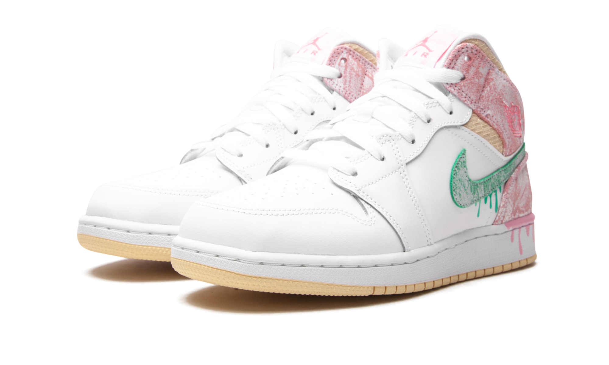 Air Jordan 1 Mid Paint Drip (GS) 3