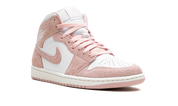 Air Jordan 1 Mid Pink Suede 2