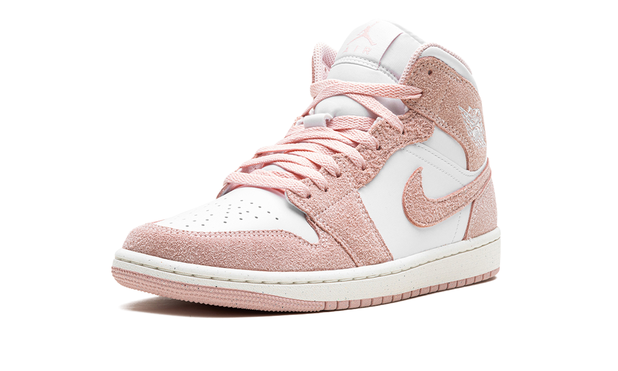 Air Jordan 1 Mid Pink Suede 5