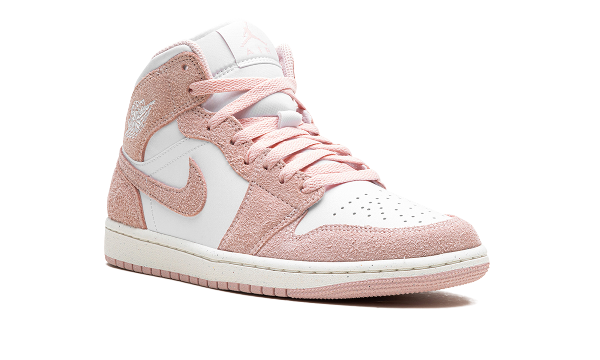 Air Jordan 1 Mid Pink Suede 8