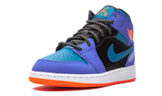 Air Jordan 1 Mid Racer Blue Green Abyss (GS) 4