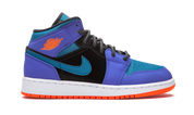 Air Jordan 1 Mid Racer Blue Green Abyss (GS) 6