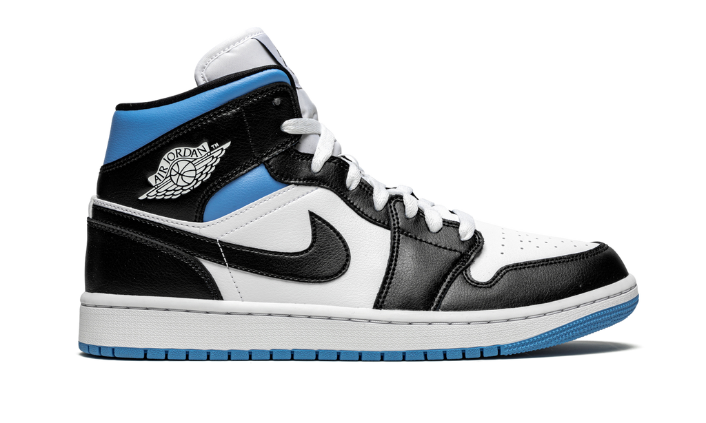 Air Jordan 1 Mid Royal Black and Blue (W) 7