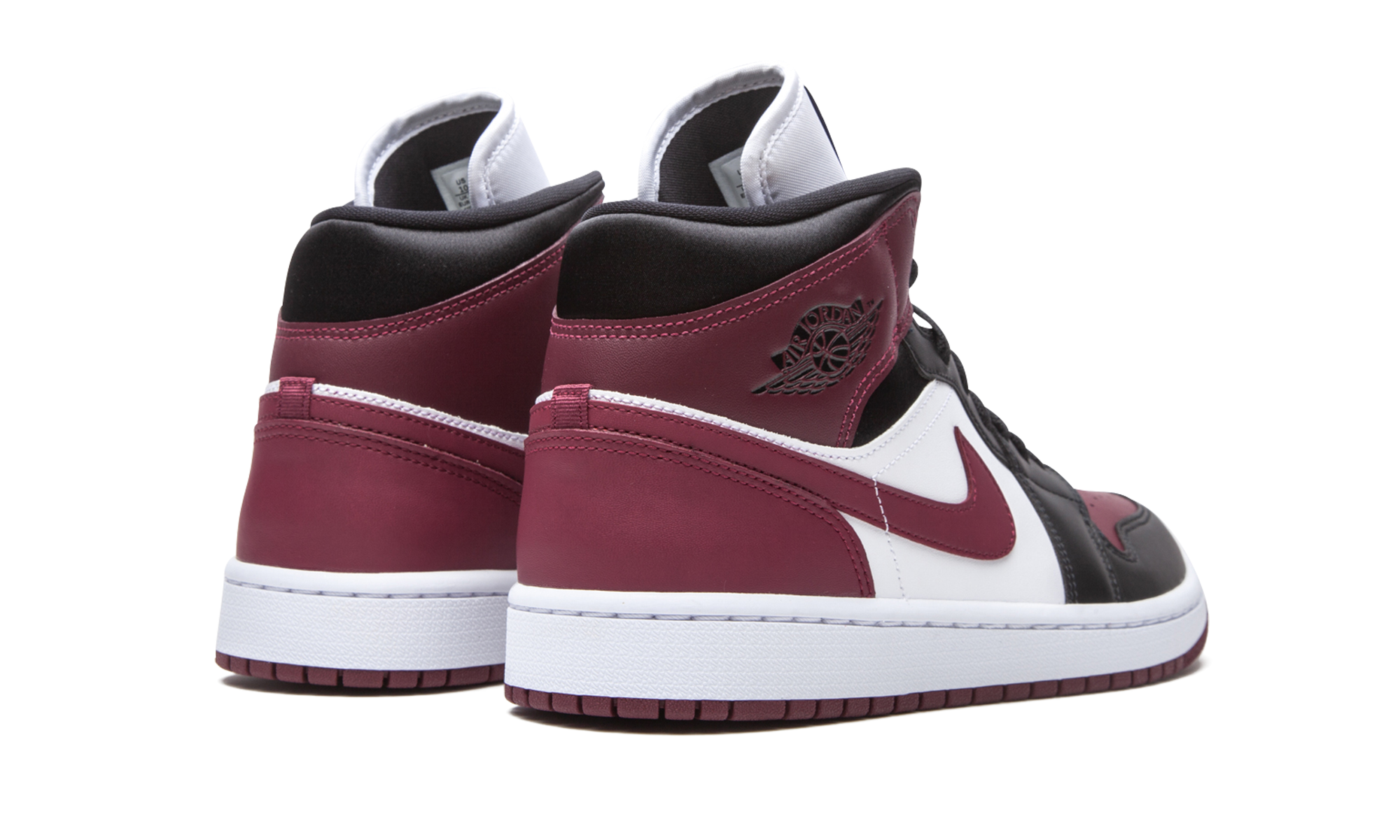 Air Jordan 1 Mid SE Black Dark Beetroot 3