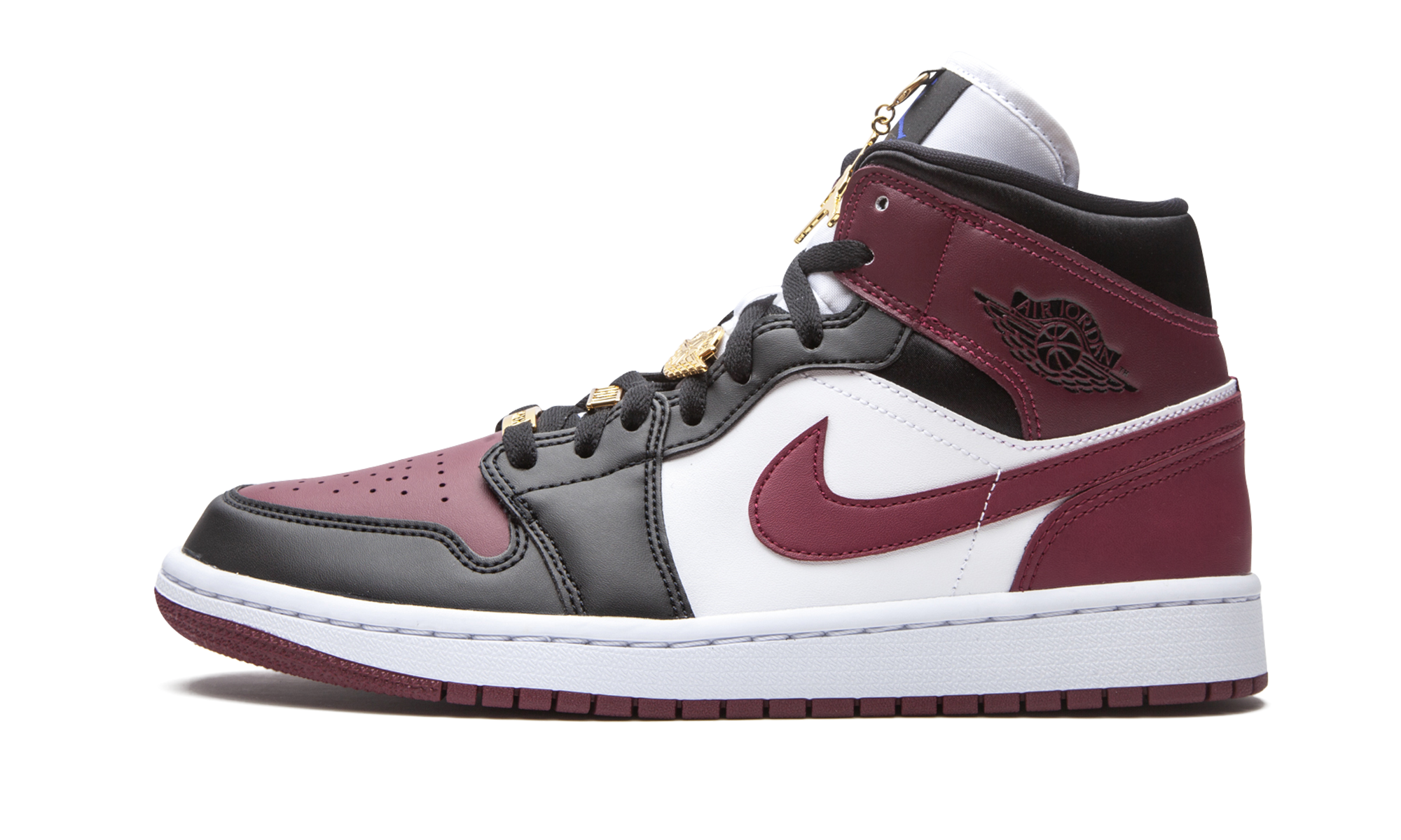 Air Jordan 1 Mid Se Black Dark Beetroot 6