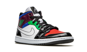 Air Jordan 1 Mid SE Black White Multi-Color (W) 8