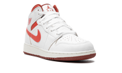 Air Jordan 1 Mid SE GS White Dune Red 2
