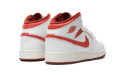 Air Jordan 1 Mid SE GS White Dune Red 4