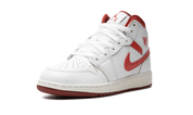 Air Jordan 1 Mid SE GS White Dune Red 5
