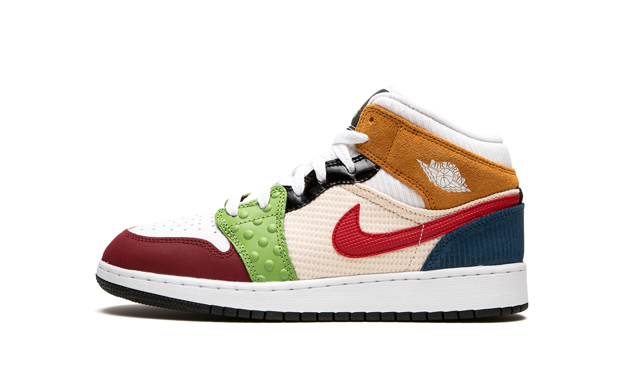 Air Jordan 1 Mid SE Patchwork (GS) 1