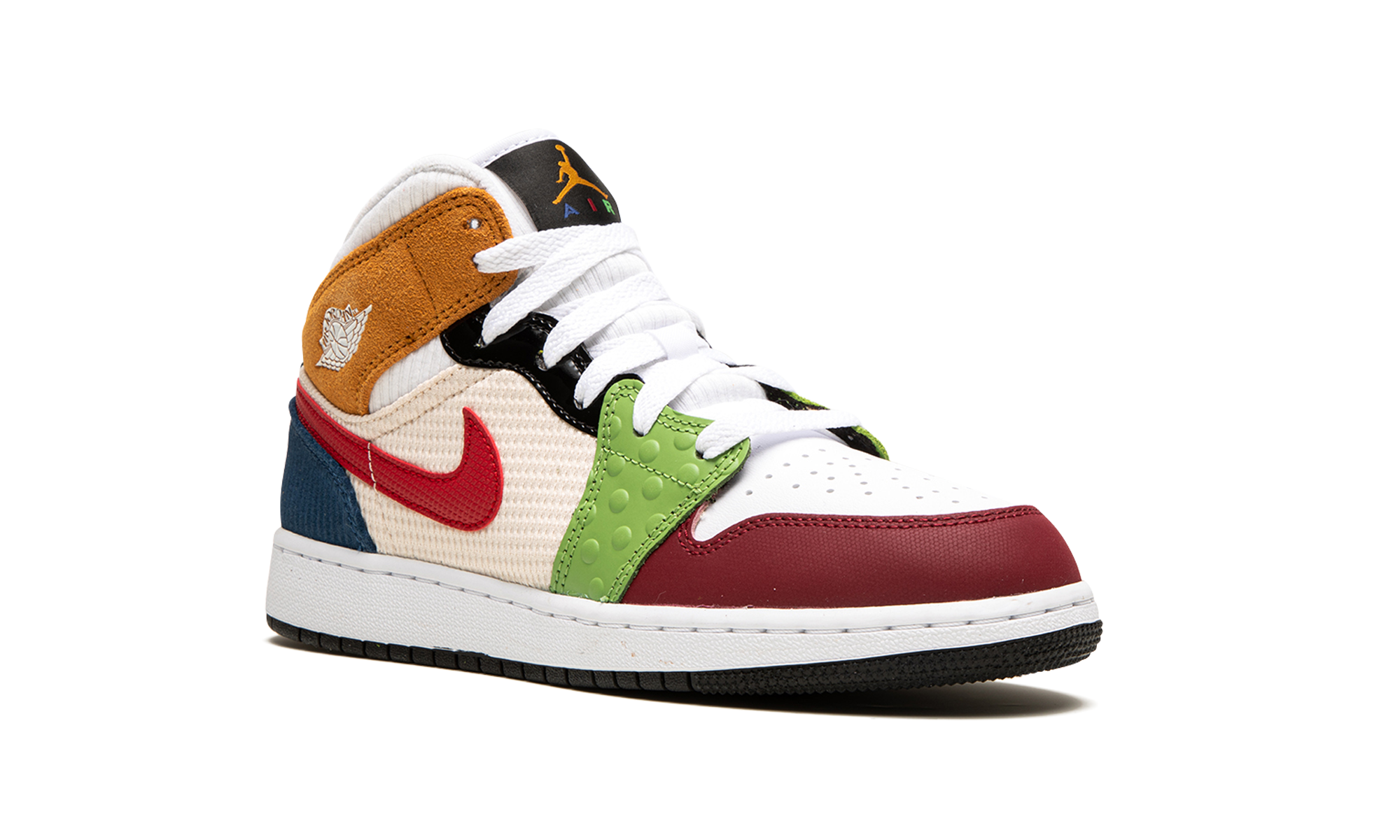 Air Jordan 1 Mid SE Patchwork (GS) 2
