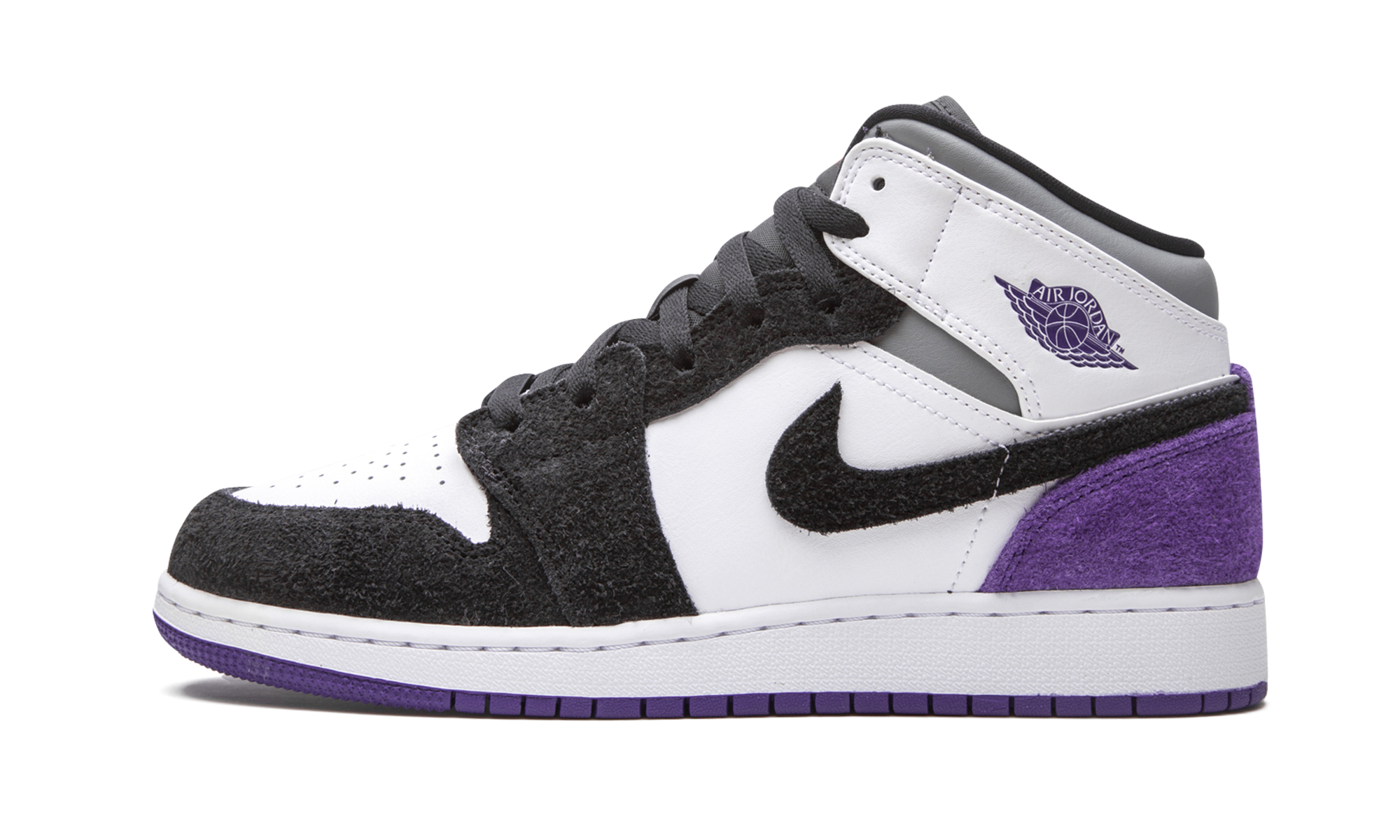 Air Jordan 1 Mid SE Purple (GS) 1