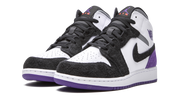 Air Jordan 1 Mid SE Purple (GS) 3