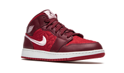 Air Jordan 1 Mid SE Red Quilt (GS) 8