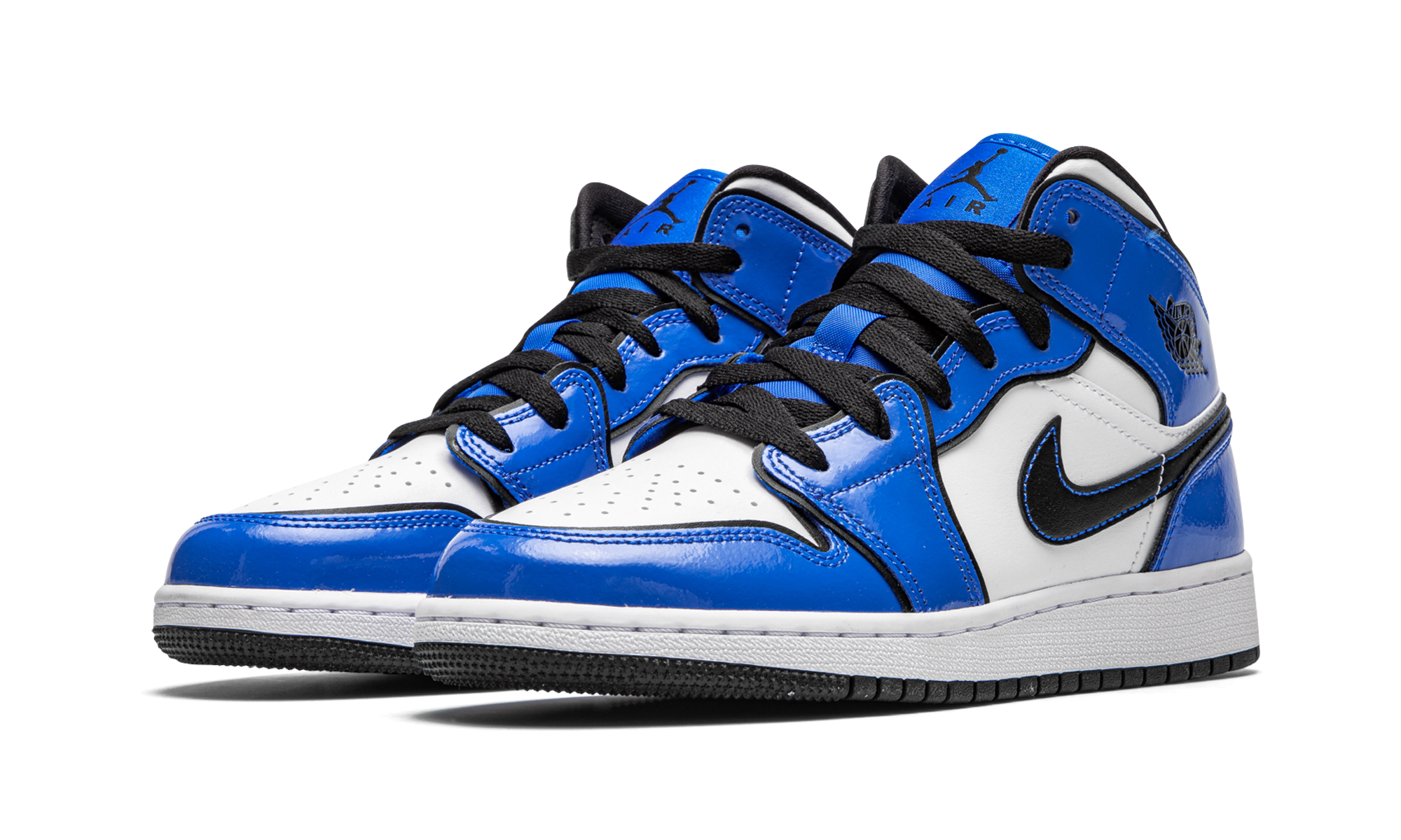 Air Jordan 1 Mid Signal Blue 3
