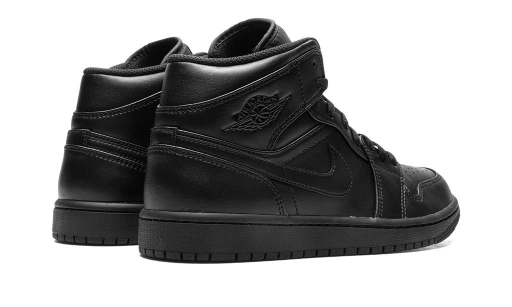 Air Jordan 1 Mid Triple Black (2022) 4