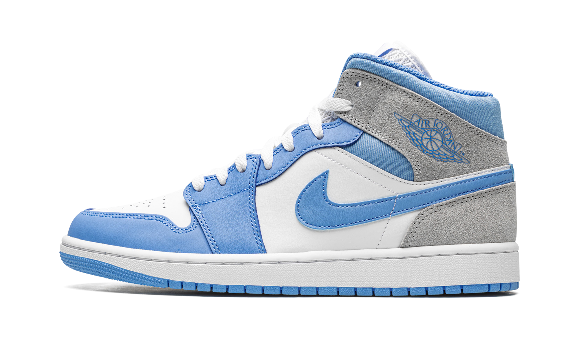 Air Jordan 1 Mid University Blue Gray 5