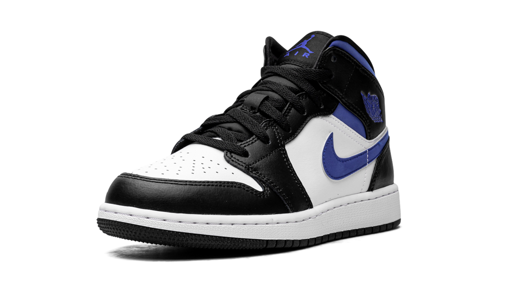 Air Jordan 1 Mid White Racer Blue (GS) 5